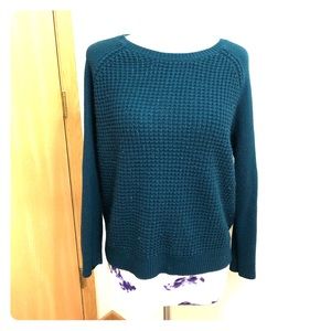 Forever 21 Deep Green Knit Sweater (M)
